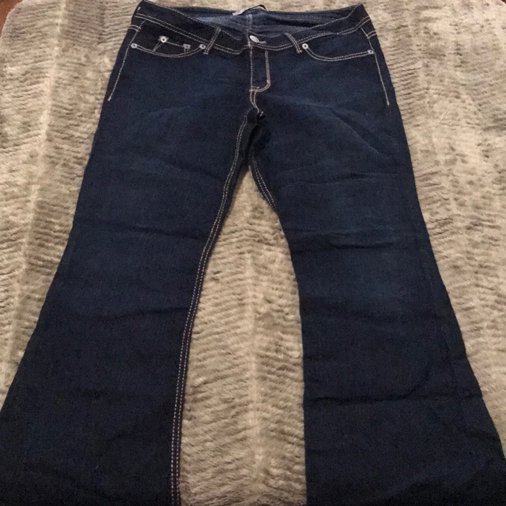 Fabulous Dark Wash Flared Jean